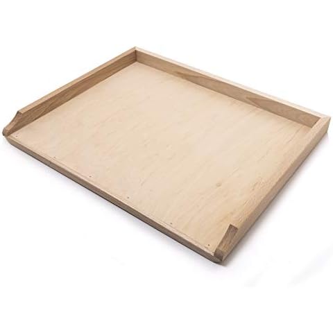 HolzFee Backbrett Auswahl 66 x 50 cm oder 56 x 49 cm Holz Nudelbrett Backunterlage Cover