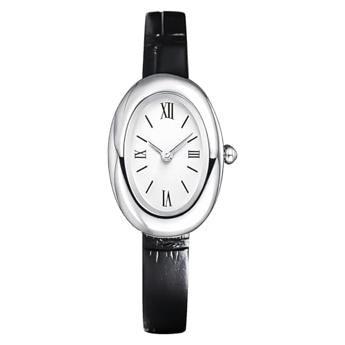 Montre bracelet pour femme avec cadran ovale 24 mm au design d'orfèvre