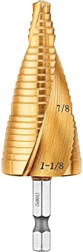 DEWALT Step Drill Bit Set, 7/8-Inch to 1-1/8-Inch (DWA1789IR)