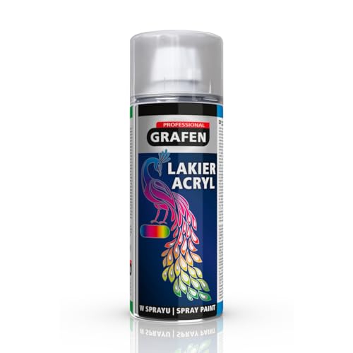 VE-INDUSTRIES Acryl Lackspray RAL 3000 Hochglanz Sprühlack für Metall Holz & Kunststoff Wetterfest Schnelltrocknend Profi-Qualität 400ml