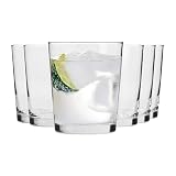 Krosno Water Glasses Set of 6, 10.1 oz, Pure Collection