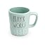 Prayer Works Embossed Flowers (Light Blue)