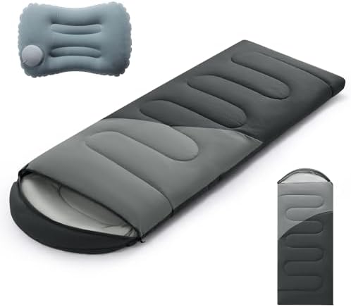 Sleeping Bags for Adults & Kids Lightweight Waterproof 3-4 Season...