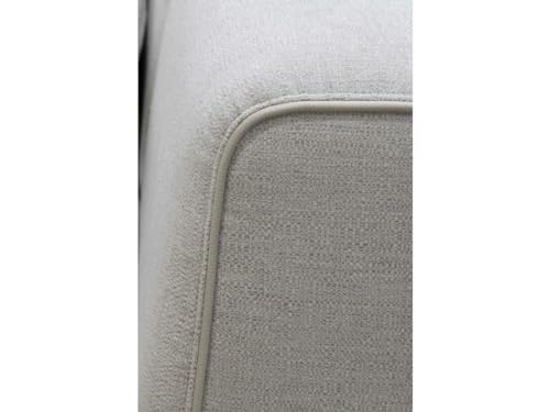 Image of FIKRA Majestic Comfortable Luxury Modern lshape 5 Seater Soft Touch Fabric Light Grey Sofa Set for Living Room, Lounge, Hall (LHS)