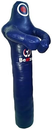 Bestzo MMA Jiu Jitsu Judo Punching Bag Grappling Dummy Blue-Unfilled