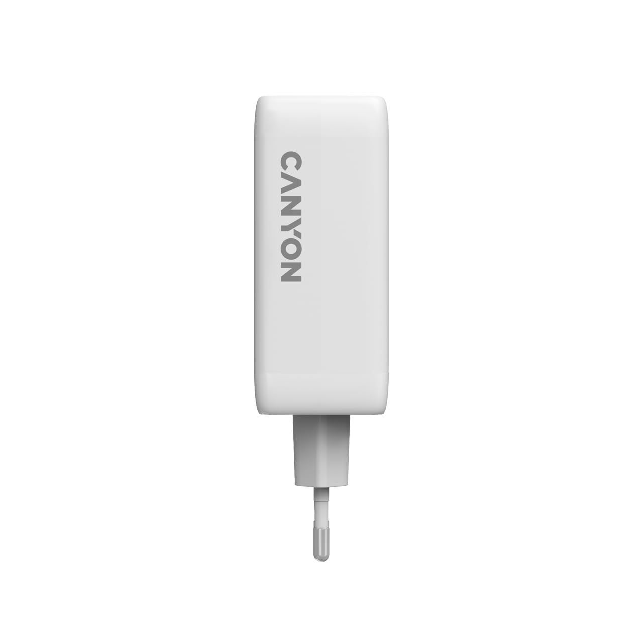 CANYON OnCharge 100ACC - Caricatore da parete GaN da 100 W, 3 porte USB-C PD e 1 porta USB-A QC, adattatore di alimentazione UE a ricarica rapida a 4 porte, tecnologia PPS, bianco