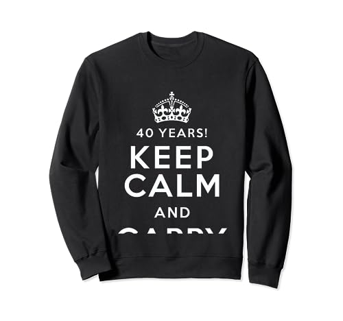 40 Years keep calm - il dono di Tees Paradise presentato da Rahmenlos. Grandi regali per il 40° compleanno - Annata 1980