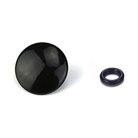 LXH 2 PACK Black Convex Metal Soft Release Button Finger Touch Fits any Standard Threaed Release Compatible With Fujifilm X100F X100T X100S X-PRO1/2 X-T10/20 Leica M1 M Series Nikon Df Olympus PEN-F Cover