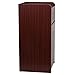 Flash Furniture Sony Laminate Wood Commercial-Grade Trash Receptacle with Tray Top, Wooden Restaurant Trash Can Garbage Receptacle, Mahogany