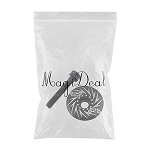 Lucky Traders Alloy Bicycle Stem Headset Top Cap Cover Threadless Stem Caps Bolt Black (54039889FEZ)