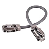 Générique Steuerplatinenkabel, IEEE-488 Verlängerungskabel 1/1,5/2 m mit Abdeckung, IEEE-488 GPIB Metallstecker Adapter Plug and Play für Männer und Frauen, 1 m., Se référer au descriptif