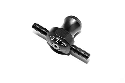 GPM for Team LOSI-1/6 Super Baja Rey 4X4 Aluminium Spare TIRE Locking -1PC (Black)