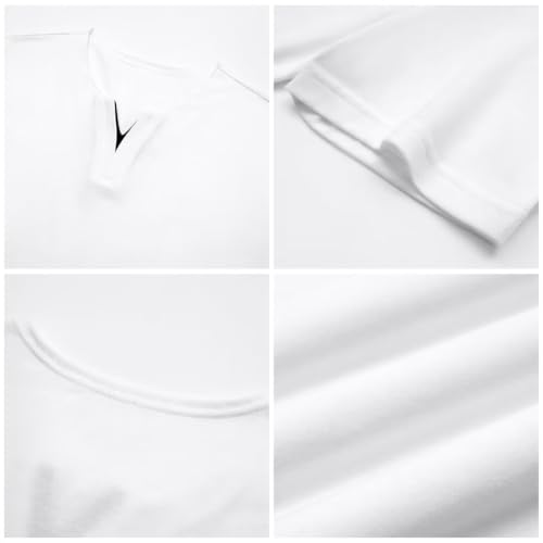 Mens Henley Shirts Short Sleeve Summer Casual V Neck Cotton Tee Shirts3