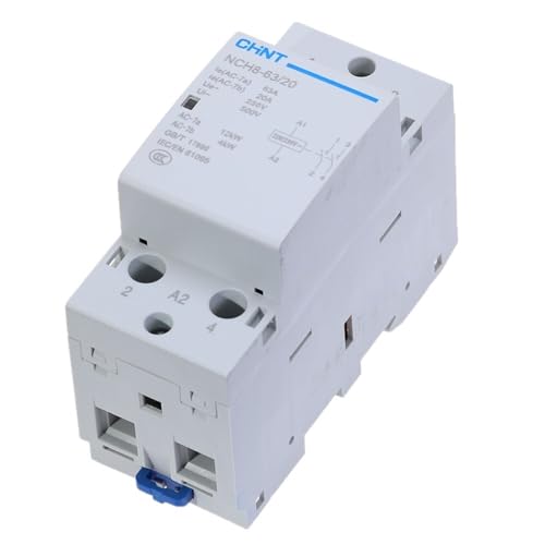 Contactor de riel DIN NCH8-63 evite sobrecargas con el contactor modular de CA de 2 polos 2