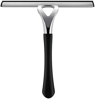HomDSim Shower Squeegee Non-Slip Grip Handle All-Purpose Zinc-Alloy Shower Squeegees for Bathroom, Kitchen, Car - Mirror/Window/Glass