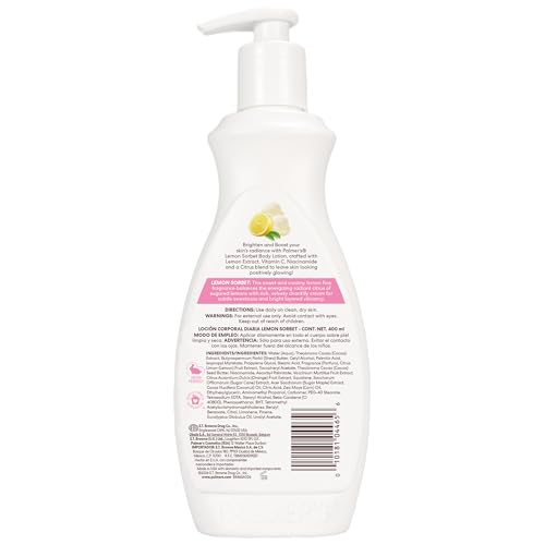 Palmer's Cocoa Butter Formula, Lemon Sorbet Body Lotion (13.5 fl oz) | Hydrating & Brightening Lotion, Lemon Extract, Vitamin C & E, 72-Hour Moisture, Citrus Fragrance, Dermatologist-Approved - image 8