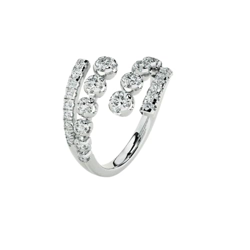 Open Band Multi-Row 925 Sterling Silver Ring(Size-5,6,7) | Gifts For Girlfriend | Gift For Women & Girls-image-40