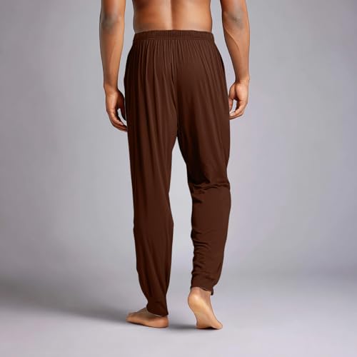 Men Pj Pants Lightweight Loungewear, Comfy Jogger Sleep Pant Long Pajama Pants Bottoms with Drawstring & Pockets4