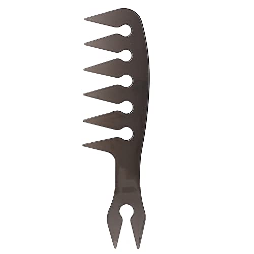 Dioche DIOCHEF94EH72WNT1208-04 Hairdressing Comb, 6 Types Men Hair Comb - Portable Oil Hair Comb For Barber And Home, Wide Tooth Comb Hairdressing Comb For Oily Head cover