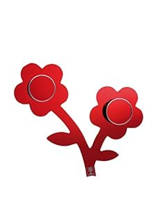 Foppapedretti Appendifiore Wandgarderobe Blumen Rot