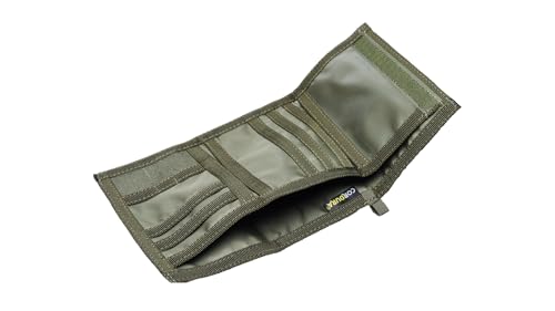 Chameleon Trifold Men Nylon Wallet - Military Tactical Mens Wallets- ID Card Holder - Canvas Thin Front Pocket Travel Wallet -Coin Zipper Pocket4