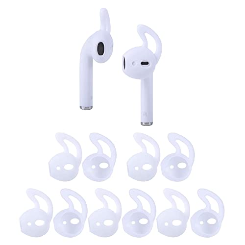OneCut 5 Paar Silikon Ohrpolster Kompatibel mit AirPods 1&2 Kopfhörer, Anti-Drop-Ohrbügel für Ear-pods Schutz Headset,Anti-Rutsch Schutz Cover