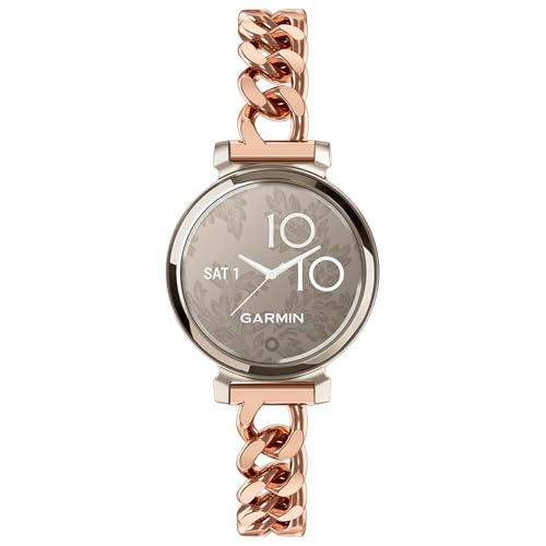 Wizvv Garmin Lily 2 ���^���o���h 14mm �X�������^�� �X�e�����X�X�`�[�� ���߉\�ȃX�g���b�v �����p�o���h Garmin Lily 2 Classic�X�}�[�g�E�H�b�`�A�N�Z�T���[�Ή� �j�����p, 105mm-155mm, ��΂Ȃ�