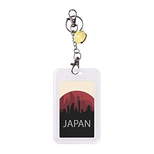Architecture Landmark Silhouette - Funda protectora para tarjetas de crédito, diseño de campana amarilla