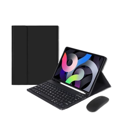 Funda de cuero para iPad de 10.9 pulgadas YSJX con teclado