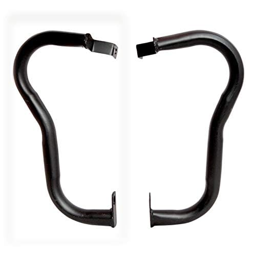 B.K ACCESSORIES Rear Leg Guard Crash Guard Black for RE Bullet Classic ...