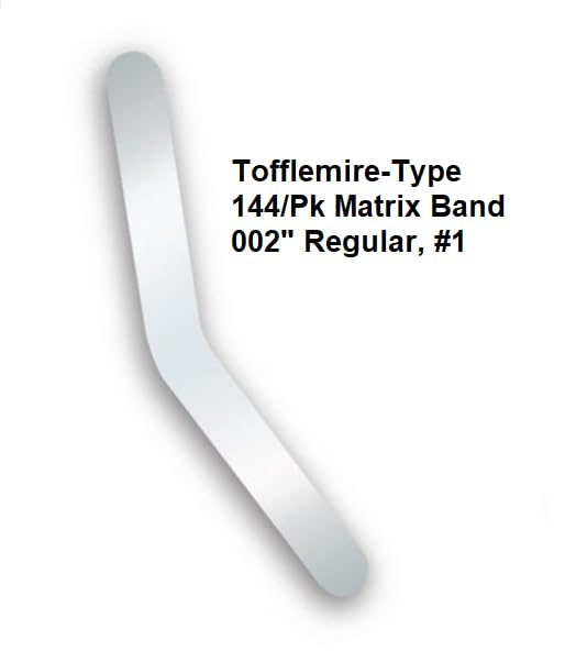 AmeriCan Goods 144/Pk Dental Tofflemire Matrix Bands, 002