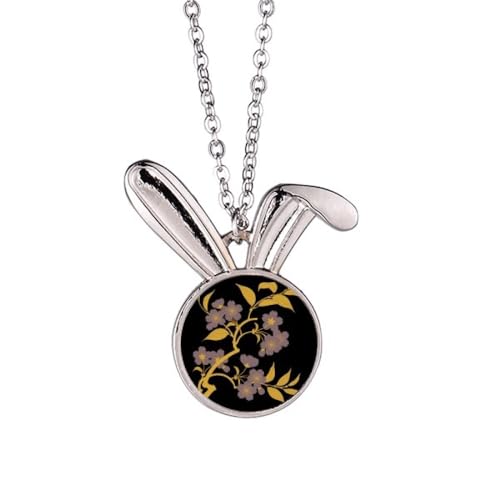 Collier pendentif lapin motif japonais idée cadeau anniversaire original