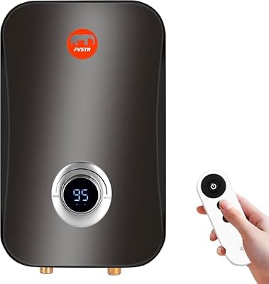 Instant Electric Tankless Water Heater 220/240V,Small Smart Water Heater Self-Modulating No Standby Losses,Under Sink Kitchen Household Shower, Hot Water Output of 2.5 GPM (GREY 11KW)