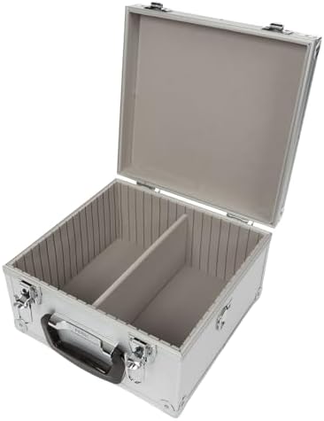 Perel Box para 40 CD, bloqueo de llaves, 2 llaves, aluminio, 280 ...