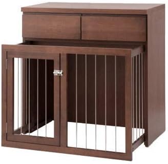 激安人気新品 ケージ 幅90 屋内 犬小屋 省スペース収納付き モダン 北欧 おしゃれ