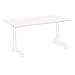 Lorell Invent Table Top, Thermofused Laminate (TFL),White Laminate,White