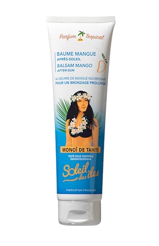 Soleil des Îles | Baume Après-soleil - Parfum tropical - Prolongateur de bronzage - Fabriqué en France
