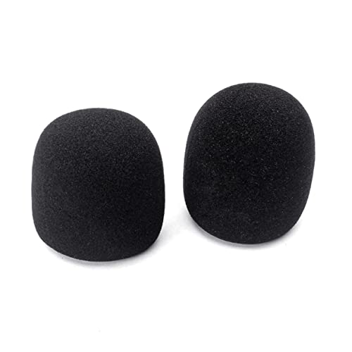 CIMAXIC Cappuccio Per Microfono Da 40mm Filtro Antivento Professionale in Nera Protezione Per Microfoni Portatili Schermo Per Filtro Microfono Accessorio Per Registrazione e Karaoke