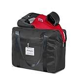 zhtangrui Backless Booster Seat Travel Bag for Airplane - Durable Car Seat Cover & Carrier for Easy Airplane Travel (black)