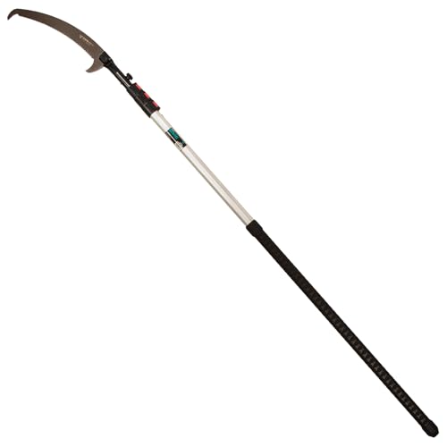 Notch 16 Sentei 3-Section Telescoping Aluminum Polesaw 15.4 (390mm) Hard Chrome-Plated Blade Abrasion Resistant Low-Profile Grip Rigid Aluminum Construction (3177-39N)