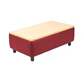 FDP Kid Comfort Collective Modularer Couchtisch – Rot/Ahornmaserung
