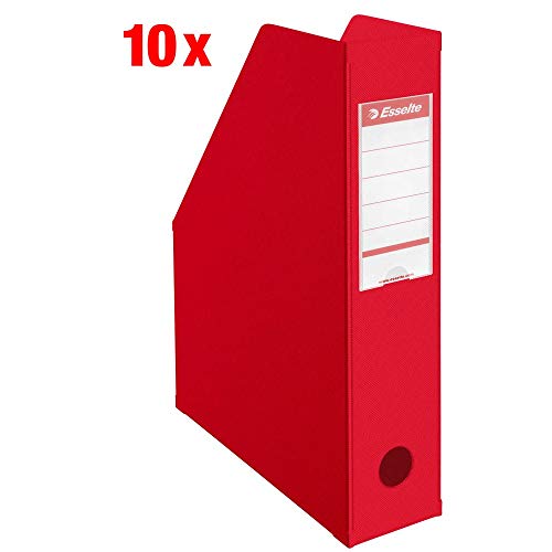 Preisvergleich Produktbild Esselte Stehsammler, A4, Pappe mit PVC-umschweisst, rot