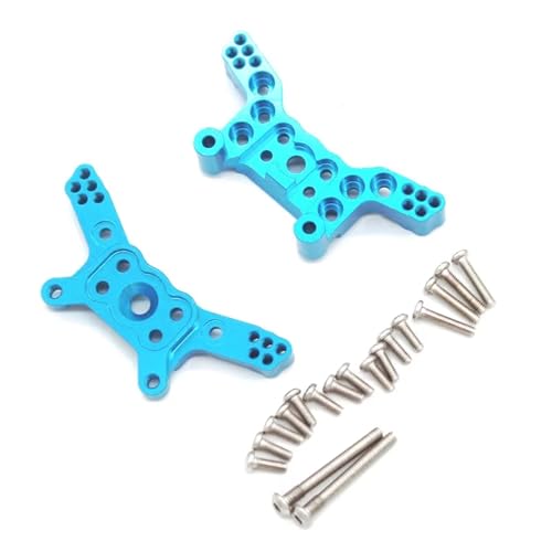 RC�J�[�̕i���� For MJX 14210 14209 1/14 �����[�g�R���g���[���J�[ 4WD ���^���A�b�v�O���[�h�t�B�b�e�B���O ���A����у��A�V���b�N�}�E���g�A�N�Z�T���[(Blue)