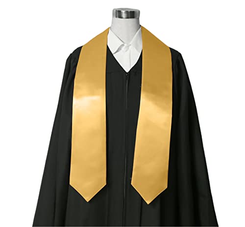 Image of Graduation Stole Honor Stole Plain Sash 60 inch Long for Graduation Ceremony and Graduation Photos
