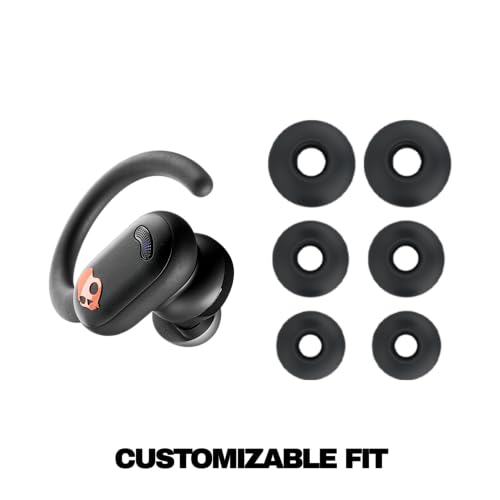 Skullcandy Push ANC Active Noise Cancelling Wireless Earbuds - Black/Orange - image 6