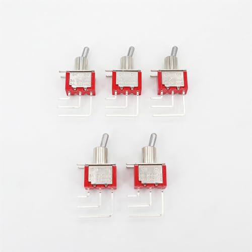 3Pin PCB mount mini toggle switch SH T8019L 2 position ON-ON vertical right angle