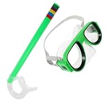 Yardwe Equipo de Natación para Gafas Antiniebla y Tubo de Respiración de de Alimenticio Ajustable para Acuáticas y Cómodas