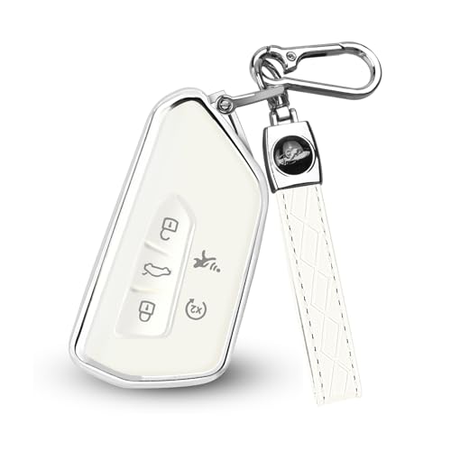 Mild East for Volkswagen Key Fob Cover, Soft TPU Full