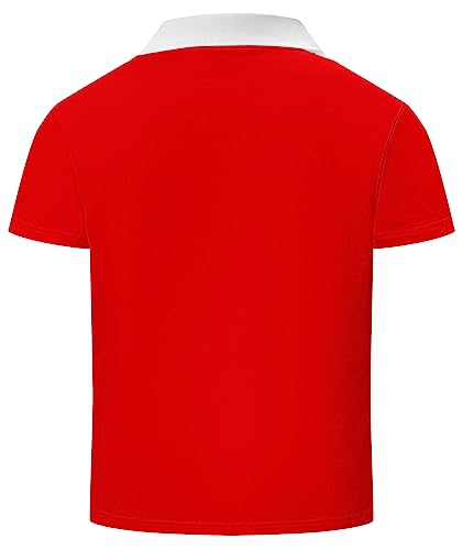 Image of V VALANCH Boys Polo Shirts Short Sleeve Casual Shrits