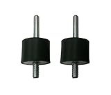 Universal Foot Pad Isolator for Generators Pressure Washers Mowers Engines Air Compressors Pumps 2 Pack of Anti Vibration Buffer/Bumper Mounts, Everest Brand Part